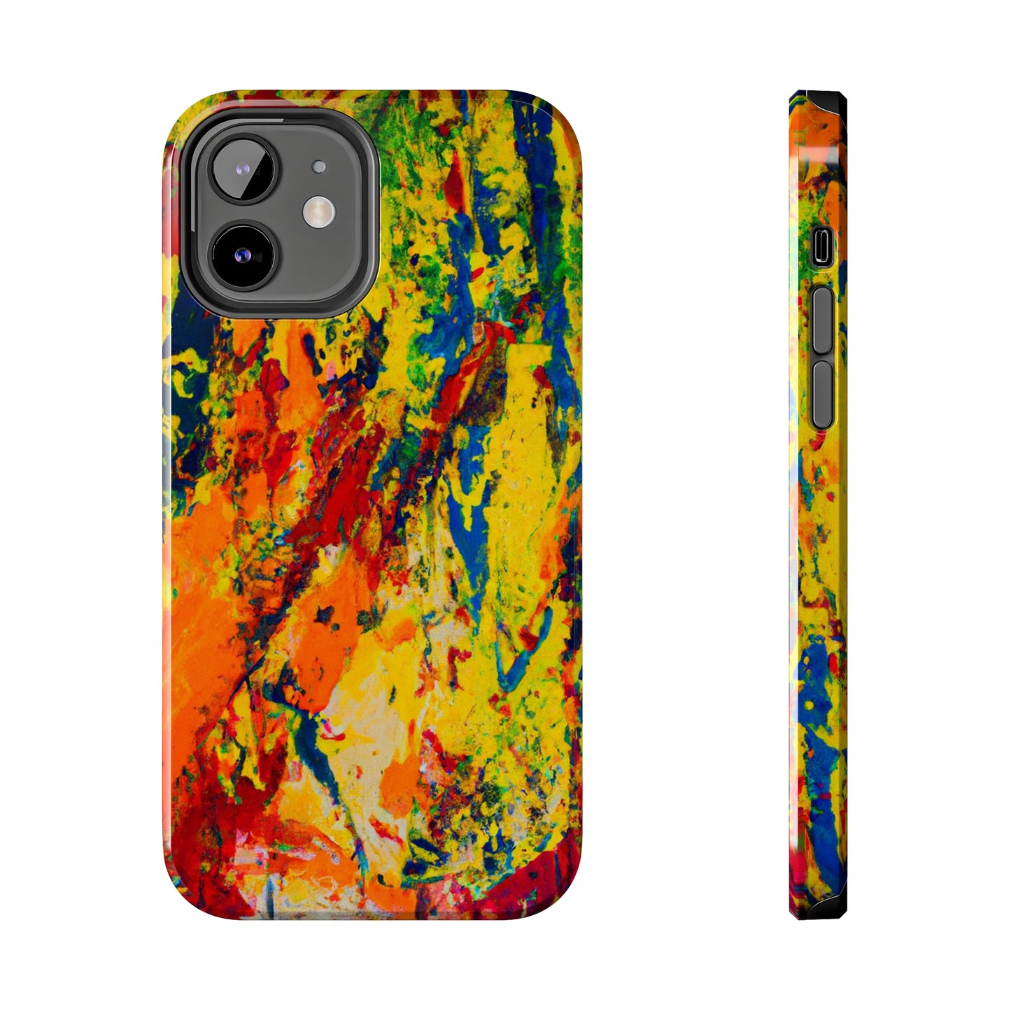 Tough Case-Mate iPhone Case Ft. Abstract Yellow Orange