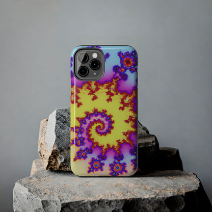 Tough Case-Mate iPhone Case Ft. Tie Dye Fractal