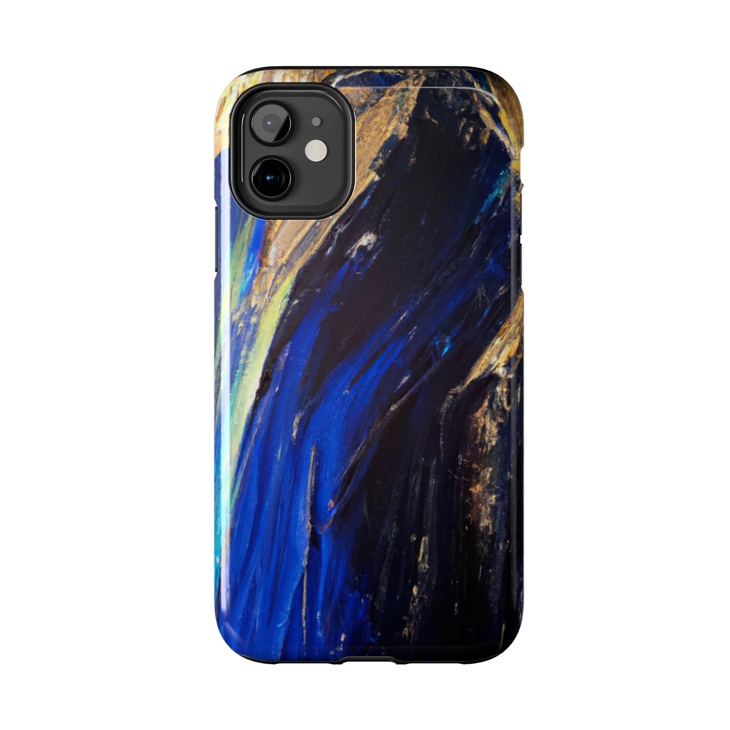 Tough Case-Mate iPhone Case Ft. Acrylic Blue Gold