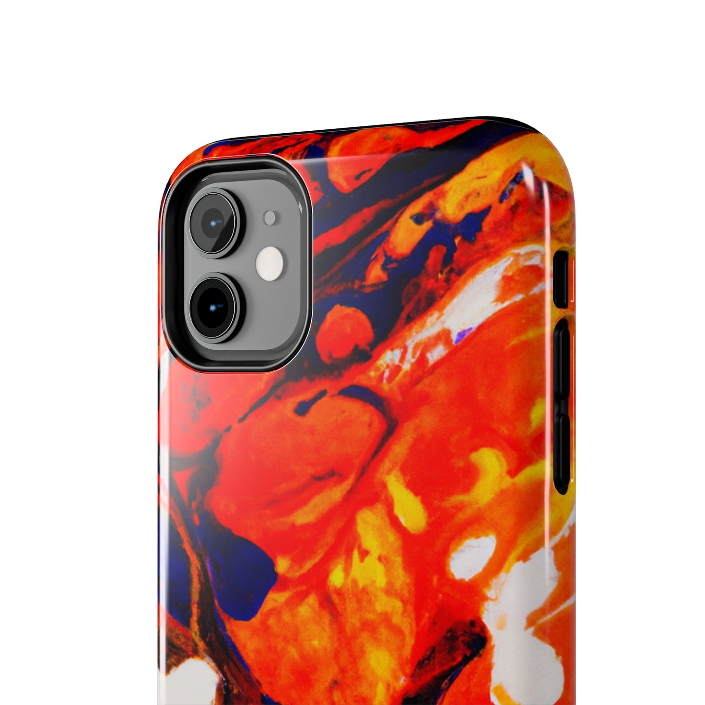 Tough Apple iPhone Cases Ft. Abstract Halloween Pumpkin