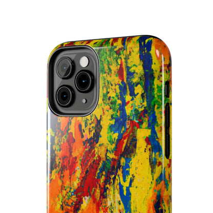 Tough Case-Mate iPhone Case Ft. Abstract Yellow Orange