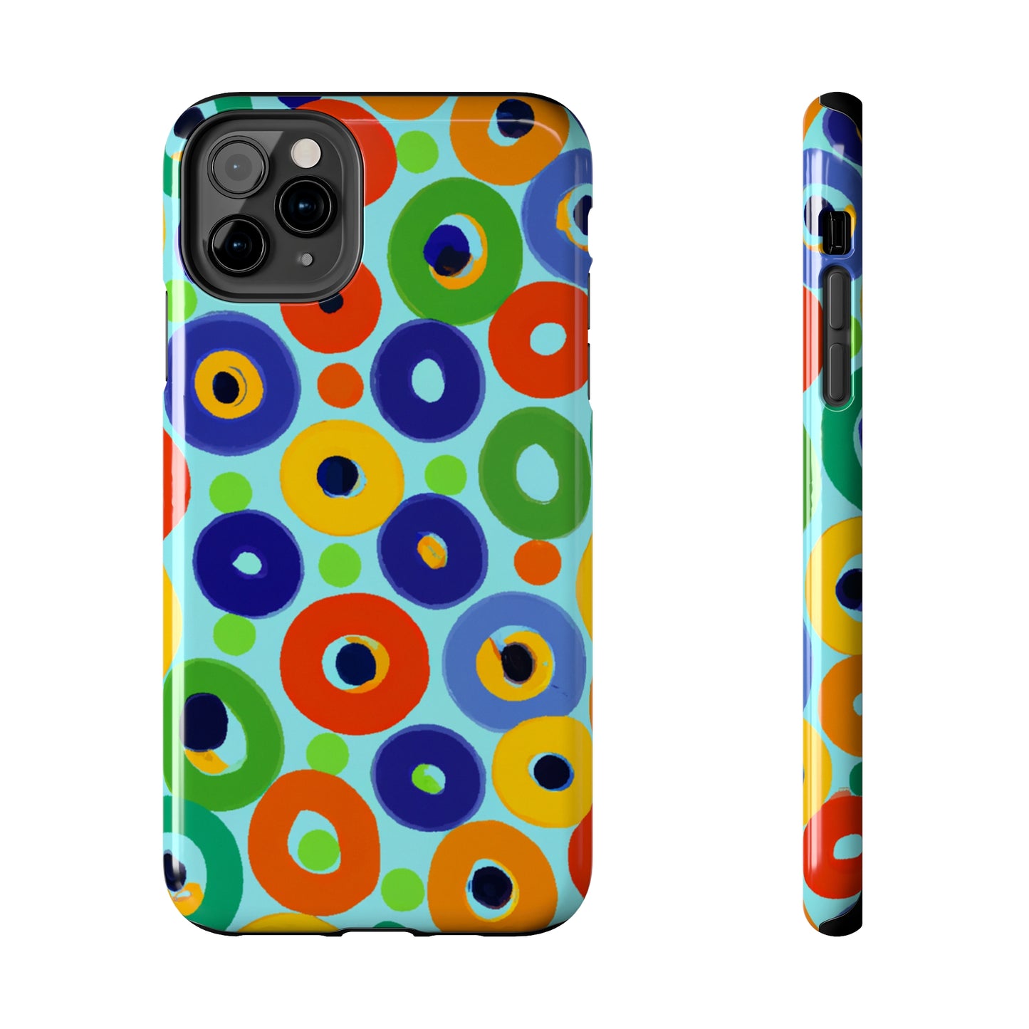 Tough Case-Mate iPhone Case Ft. Vivid Circles