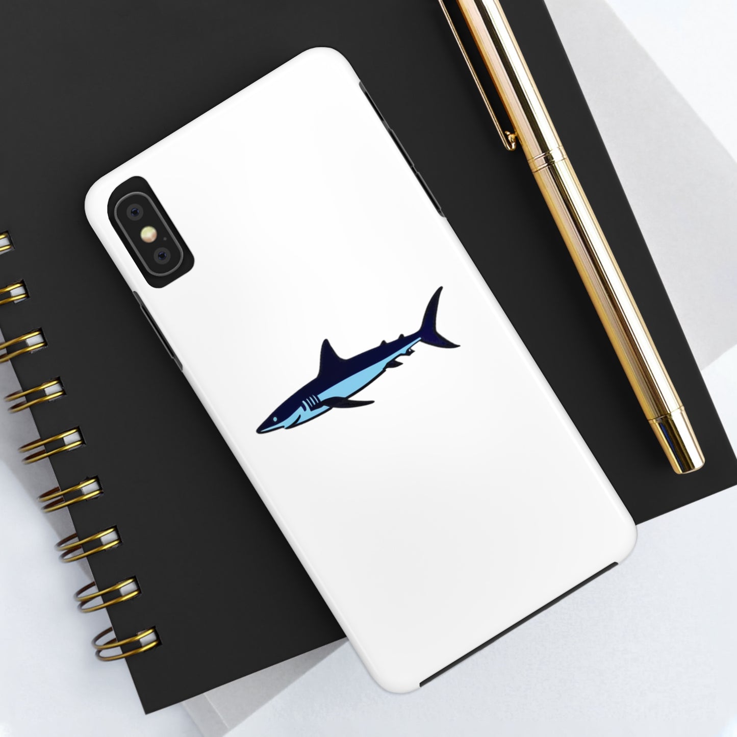 Strong Apple iPhone Case Ft. Simple Shark