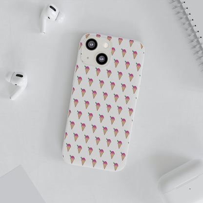 Clear, Flexible iPhone and Samsung Cases Ft. Pixel Cone