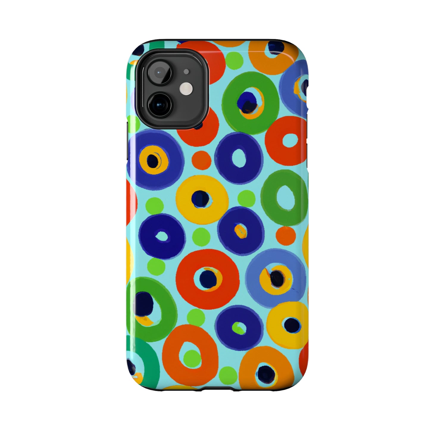 Tough Case-Mate iPhone Case Ft. Vivid Circles