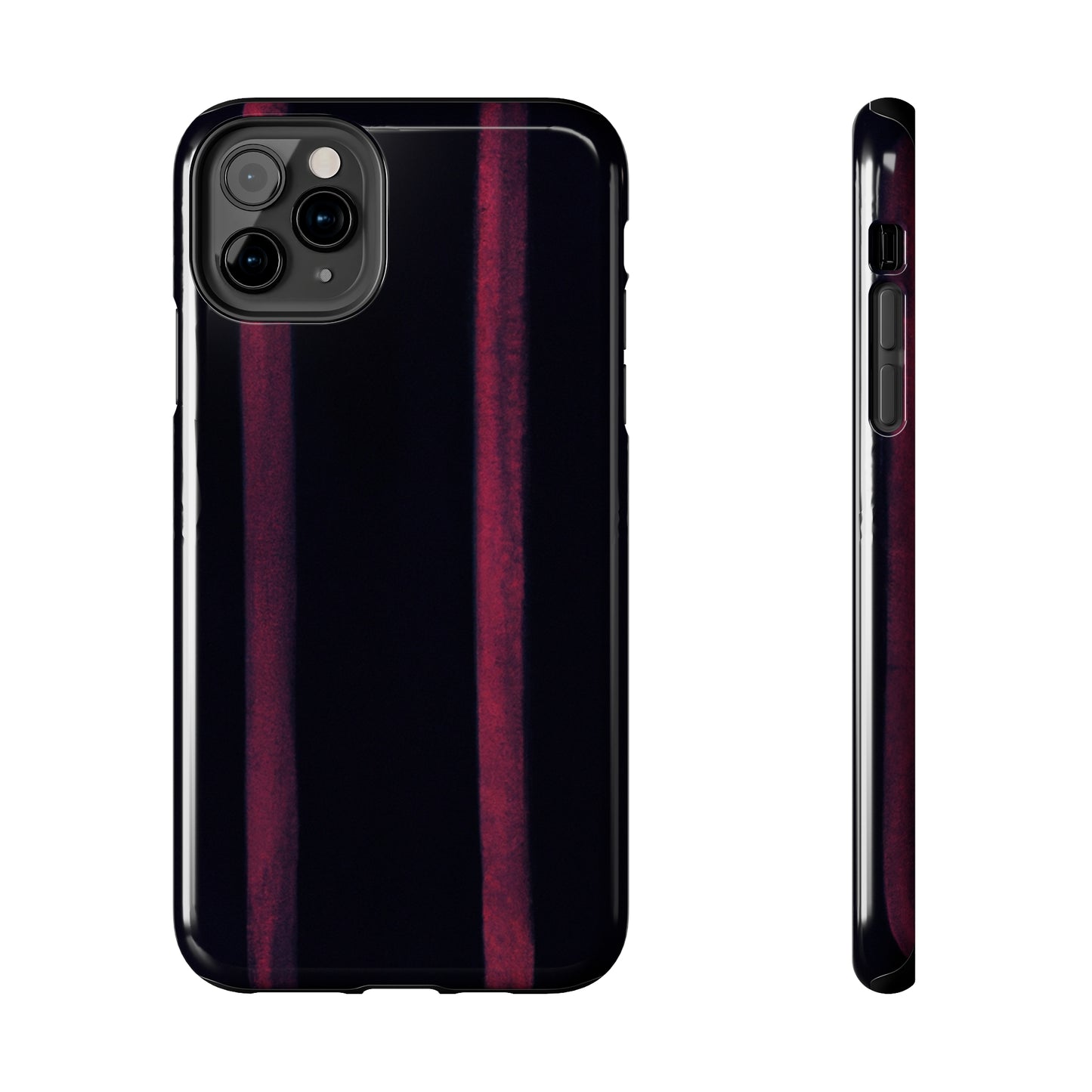 Tough Apple iPhone Cases Ft. Dark Stripes