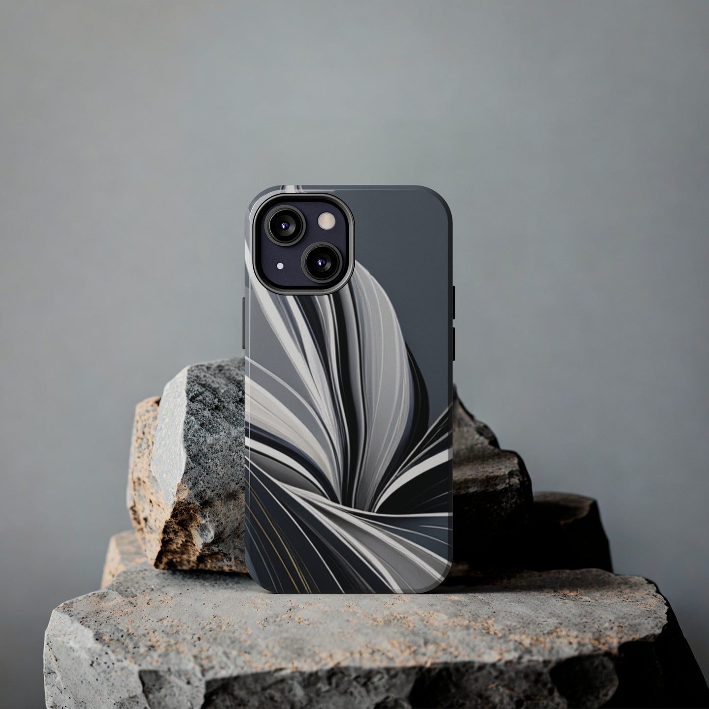 Strong Apple iPhone Cases Ft. Black and White Abstract Sail