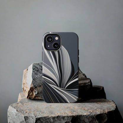 Strong Apple iPhone Cases Ft. Black and White Abstract Sail