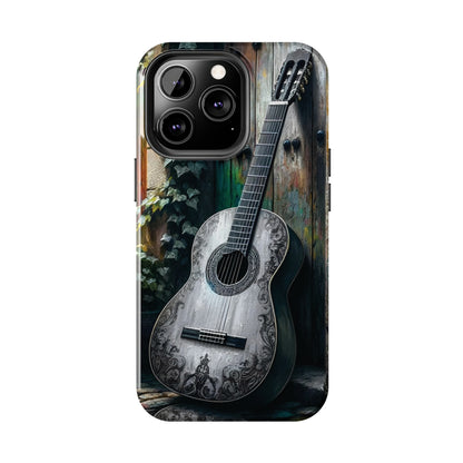 ToughDrop Apple iPhone Case Ft. Greyscale Guitar