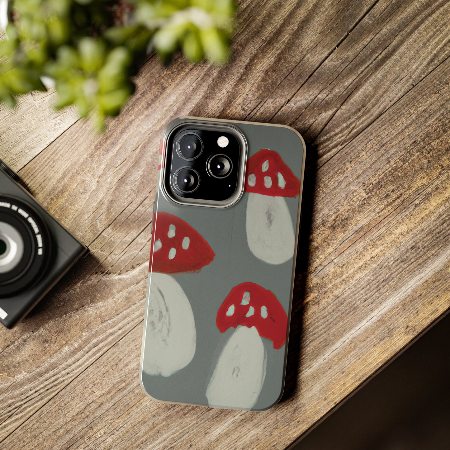 Tough Apple iPhone Cases Ft. Acrylic Mushrooms