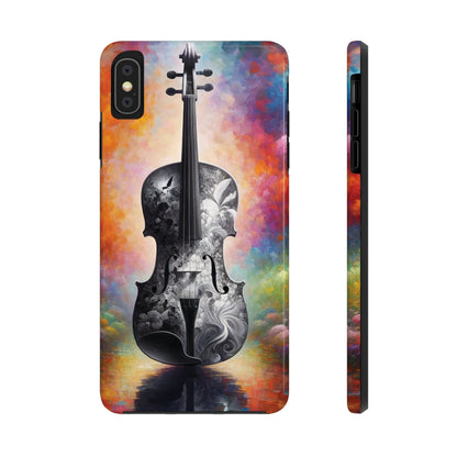 ToughDrop Apple iPhone Case Ft. Greyscale Violin