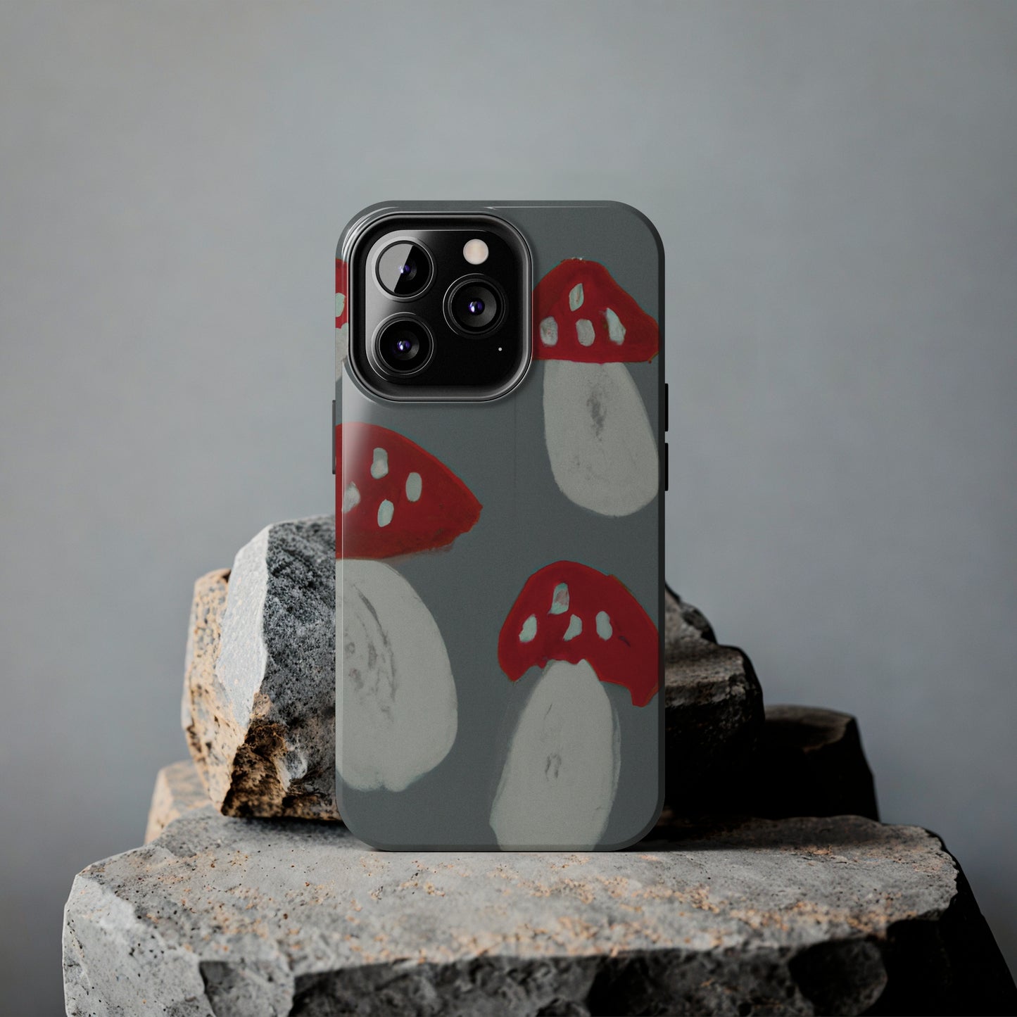 Tough Apple iPhone Cases Ft. Acrylic Mushrooms