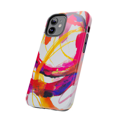 Tough Apple iPhone Cases Ft. Abstract Scarlet