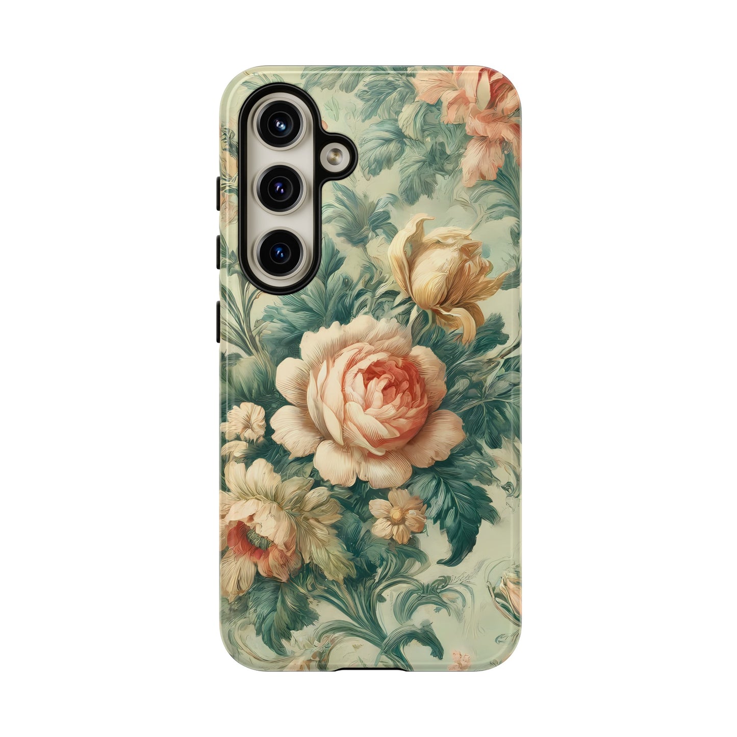 Tough Phone Case Ft. Cottagecore Rose