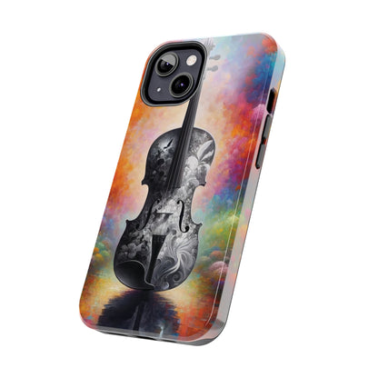 ToughDrop Apple iPhone Case Ft. Greyscale Violin