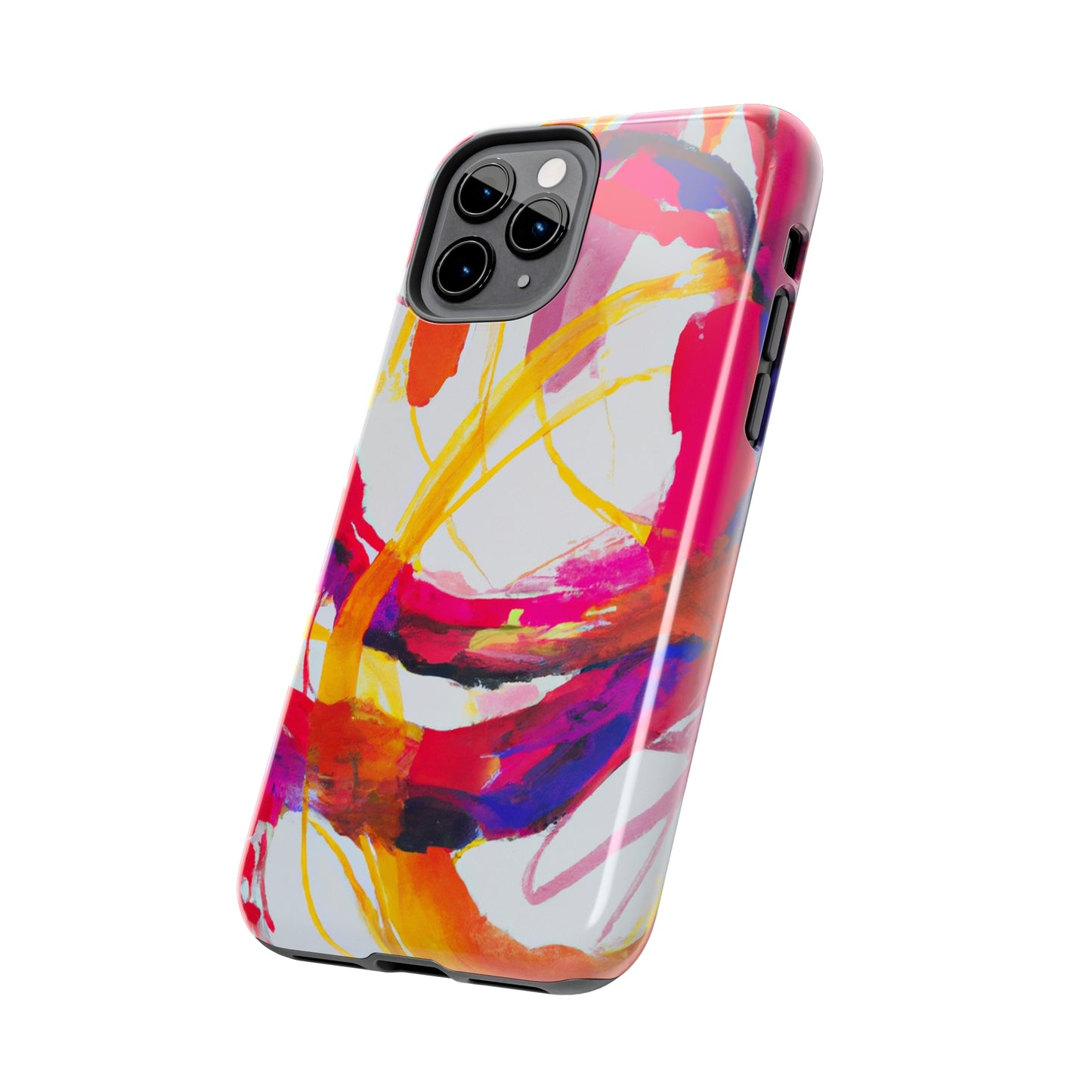 Tough Apple iPhone Cases Ft. Abstract Scarlet