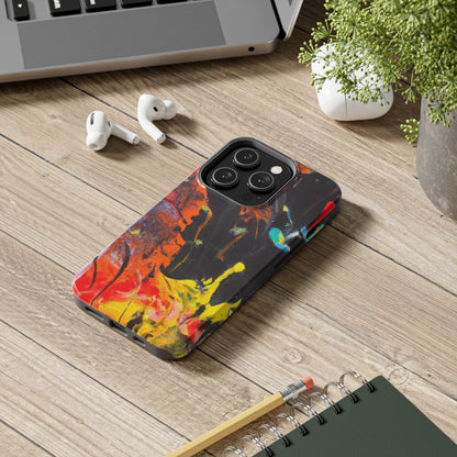 Tough Case-Mate iPhone Case Ft. Abstract Orange