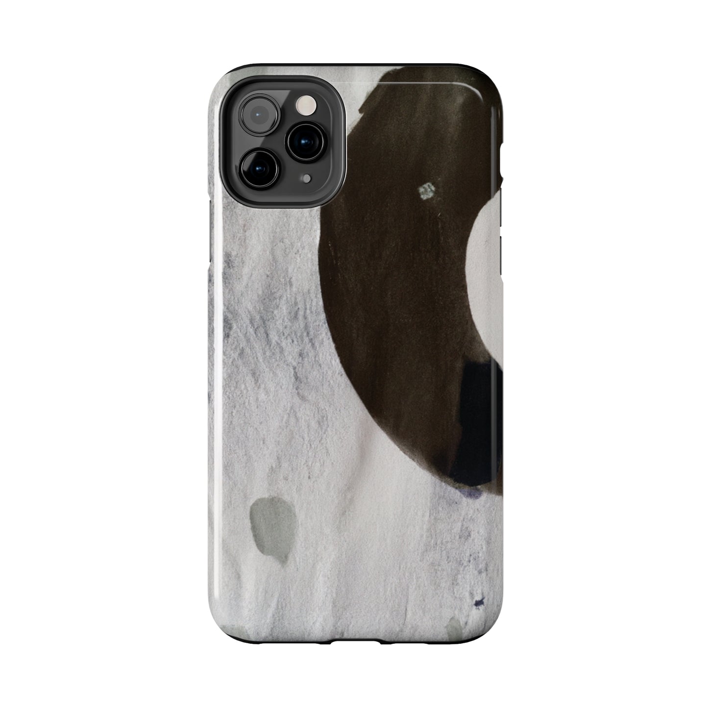 Strong Apple iPhone Case Ft. Abstract Half Circle