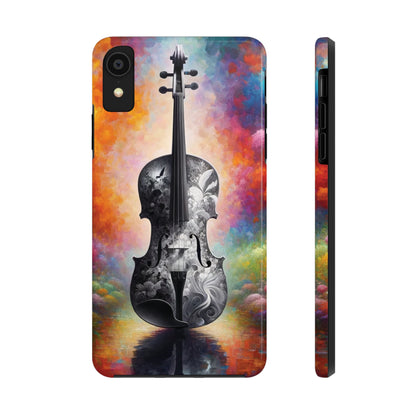 ToughDrop Apple iPhone Case Ft. Greyscale Violin