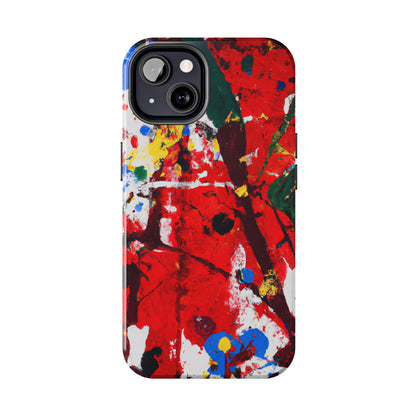 Tough Case-Mate iPhone Case Ft. Fractured Red