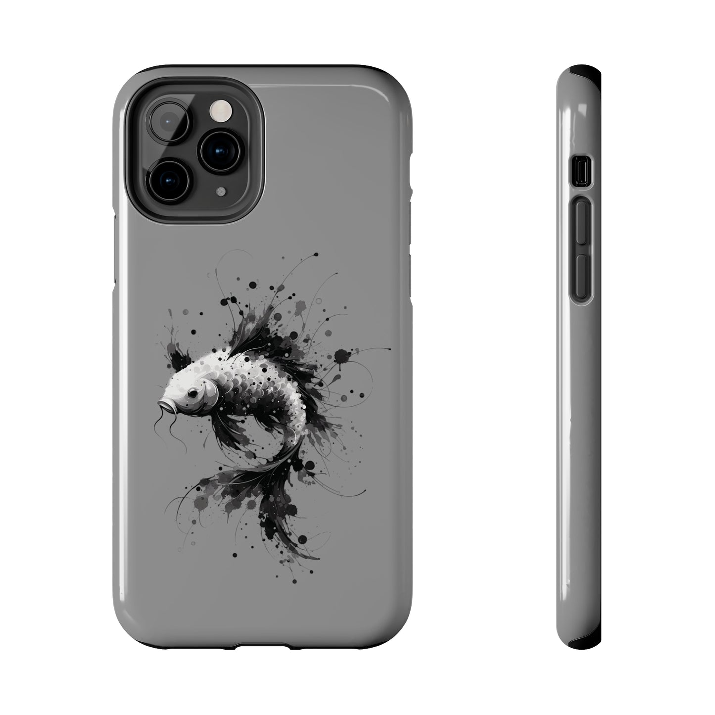 ToughDrop Apple iPhone Case Ft. Ink Blot Koi