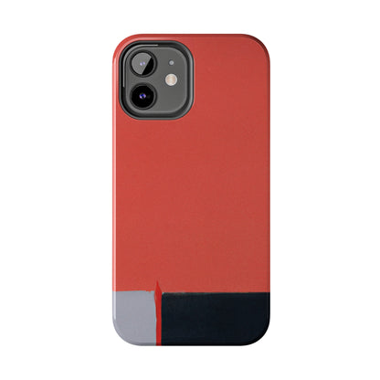 Strong Apple iPhone Case Ft. Minimal Orange