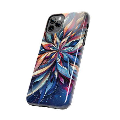 ToughDrop Apple iPhone Case Ft. Abstract Snowflake