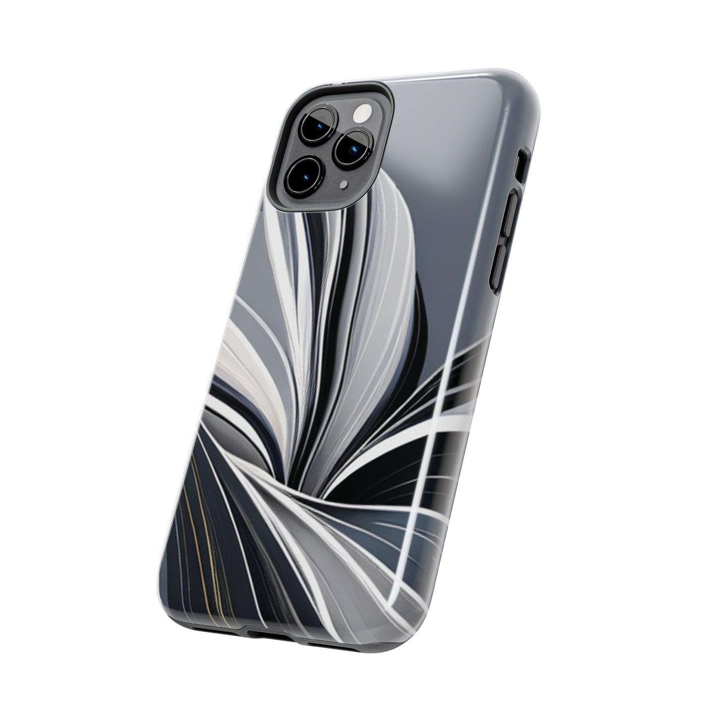 Strong Apple iPhone Cases Ft. Black and White Abstract Sail