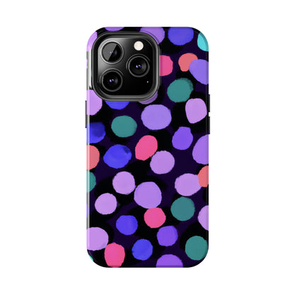 Tough Case-Mate iPhone Case Ft. Purple Dots