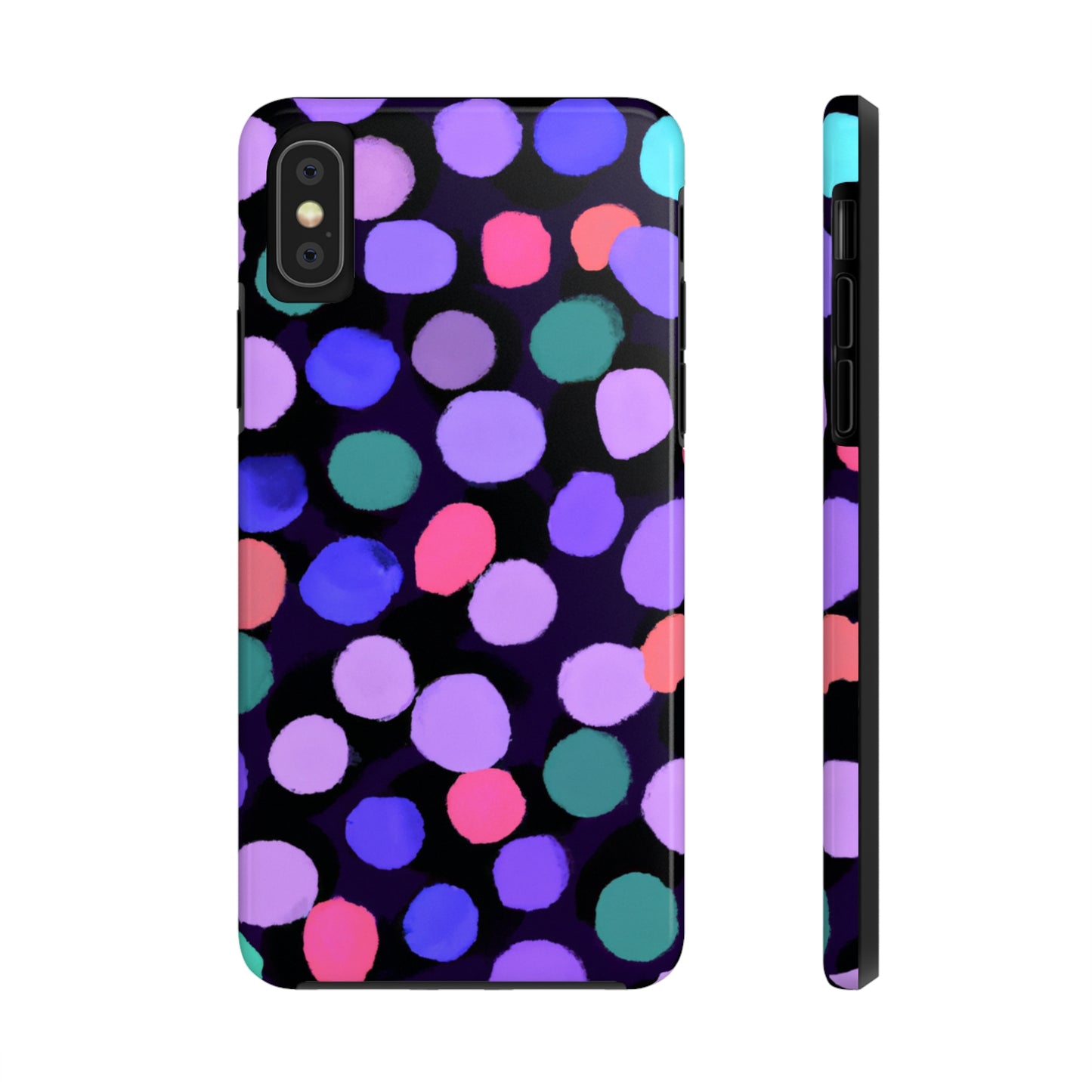 Tough Case-Mate iPhone Case Ft. Purple Dots