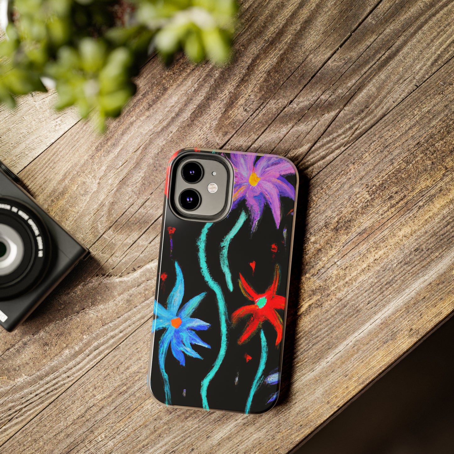 Tough Case-Mate iPhone Case Ft. Abstract Flowers