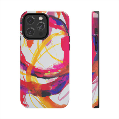 Tough Apple iPhone Cases Ft. Abstract Scarlet