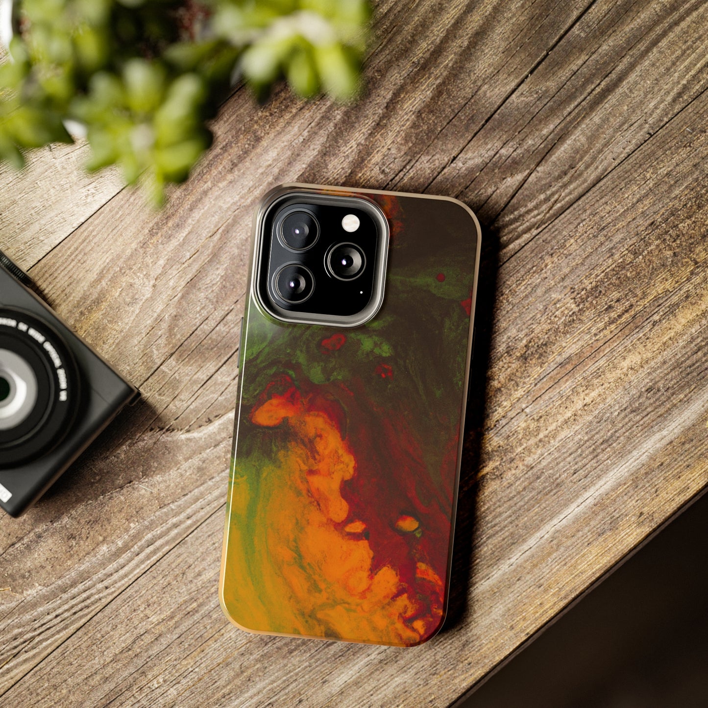 Tough Apple iPhone Case Ft. Abstract Gas Giant