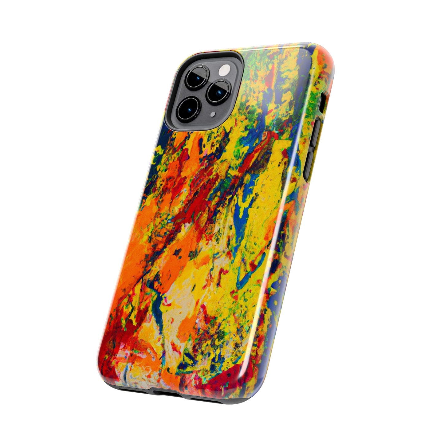 Tough Case-Mate iPhone Case Ft. Abstract Yellow Orange