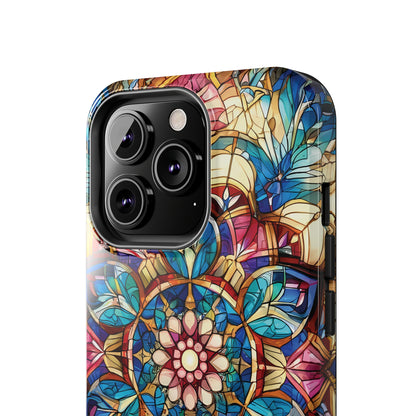 ToughDrop Apple iPhone Case Ft. Stained Glass Fractal