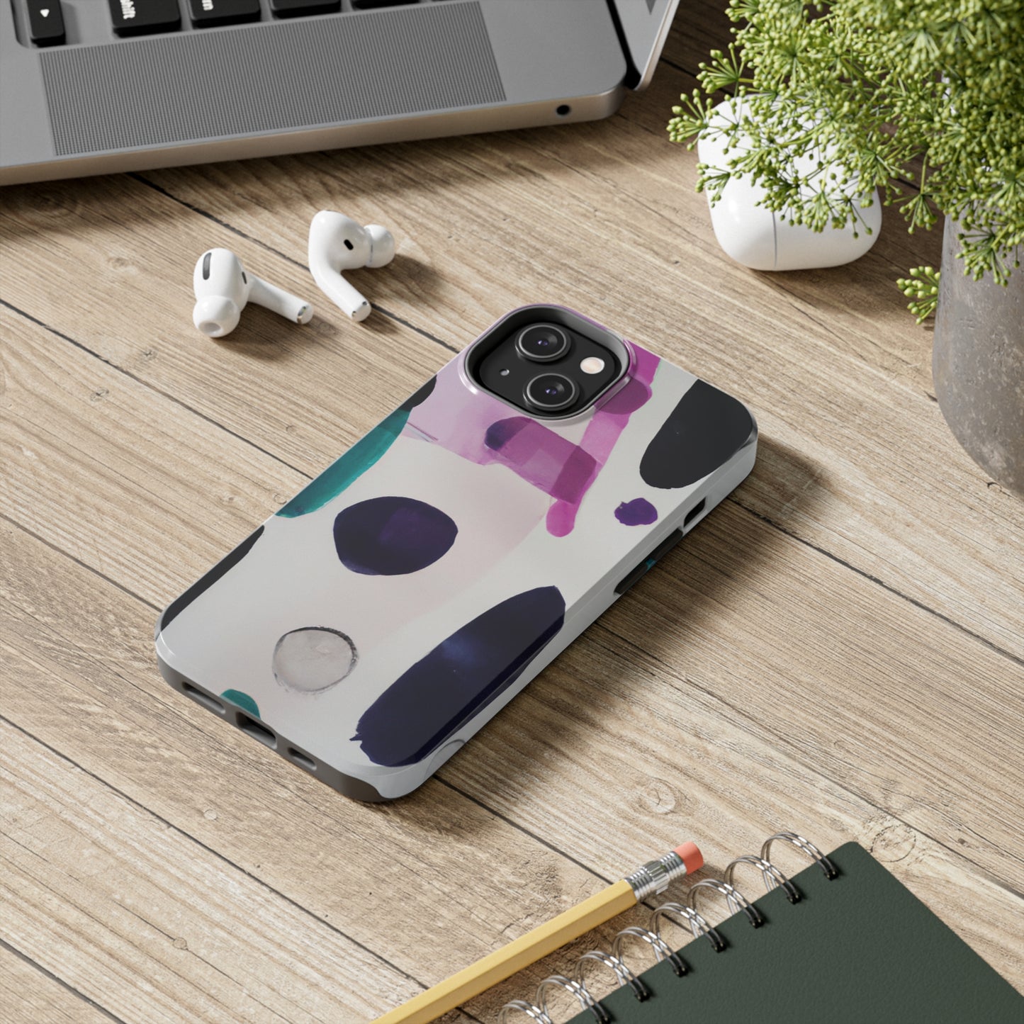 Strong Apple iPhone Case Ft. Abstract Cowprint