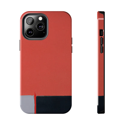 Strong Apple iPhone Case Ft. Minimal Orange