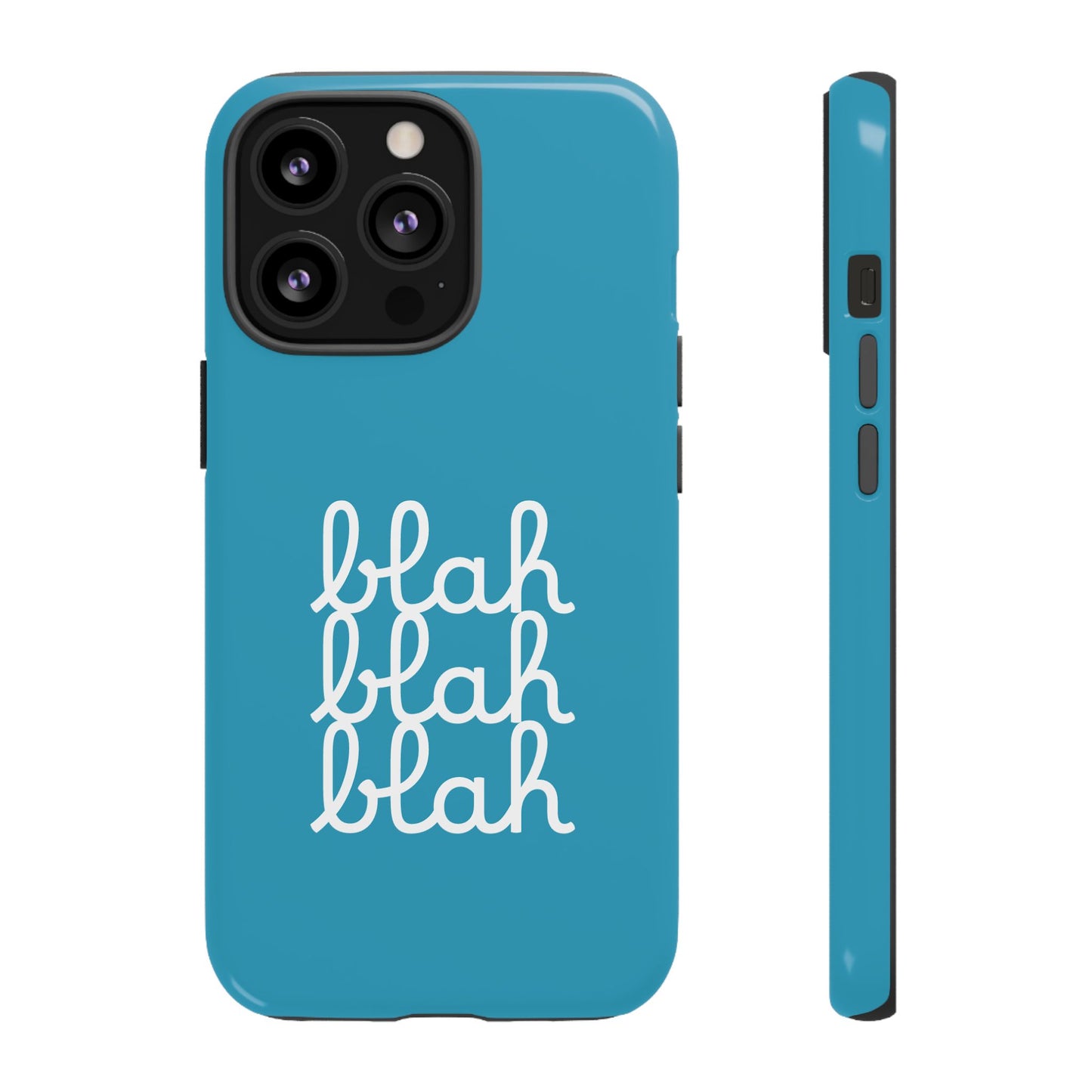 Tough Phone Case Ft. blahblahblah Turquoise