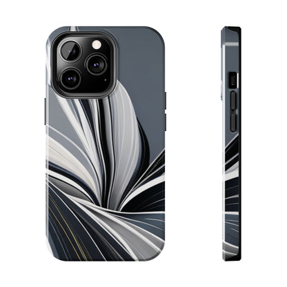 Strong Apple iPhone Cases Ft. Black and White Abstract Sail