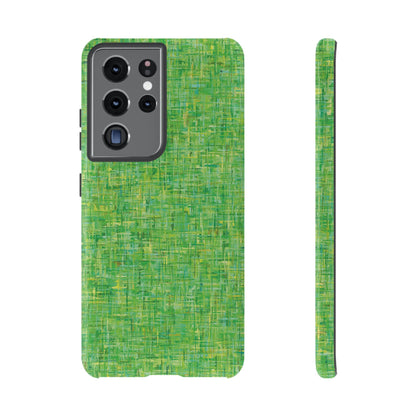 Tough Phone Case Ft. Acrylic Linear Green