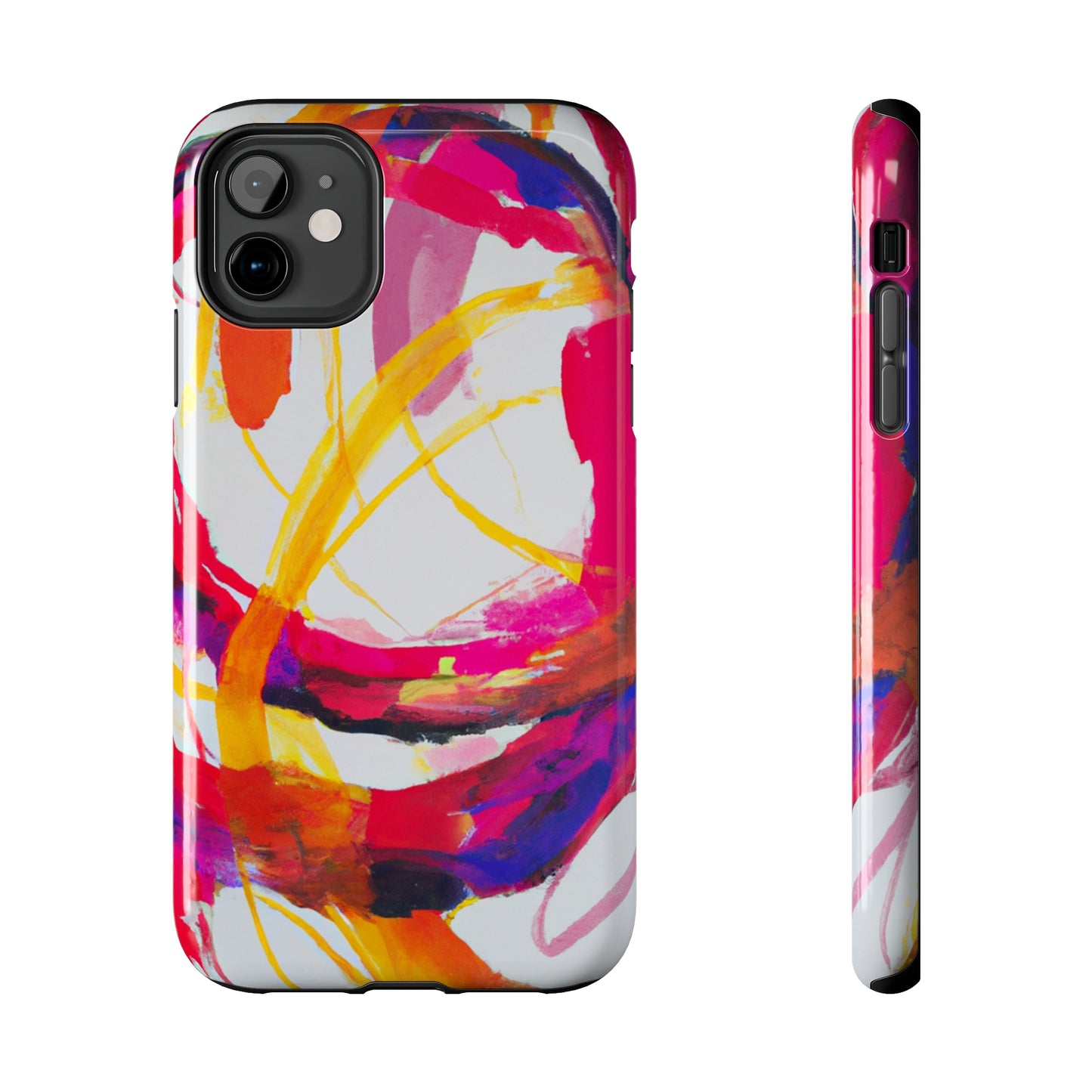 Tough Apple iPhone Cases Ft. Abstract Scarlet