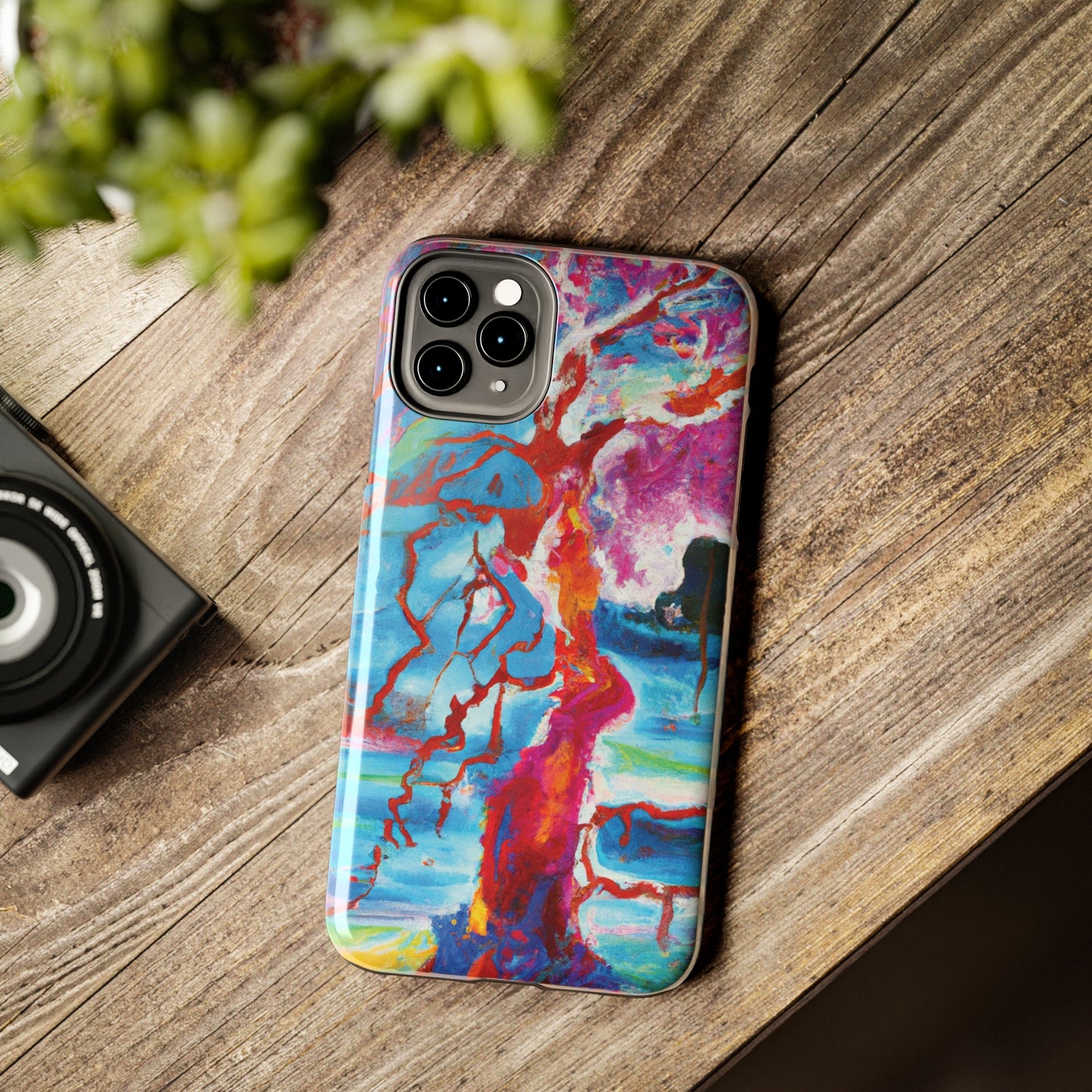 Tough Apple iPhone Cases Ft. Abstract Spirit Tree