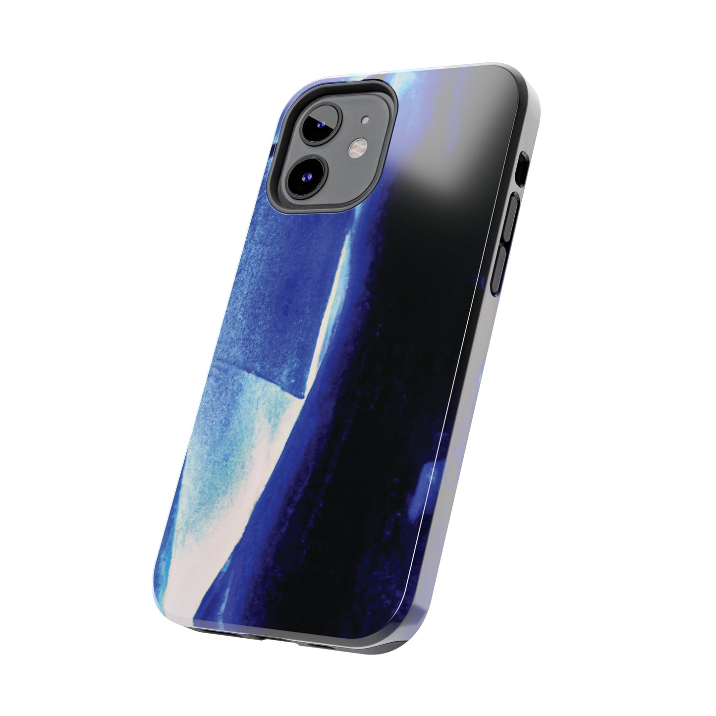 Tough Apple iPhone Cases Ft. Half Blue