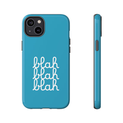 Tough Phone Case Ft. blahblahblah Turquoise