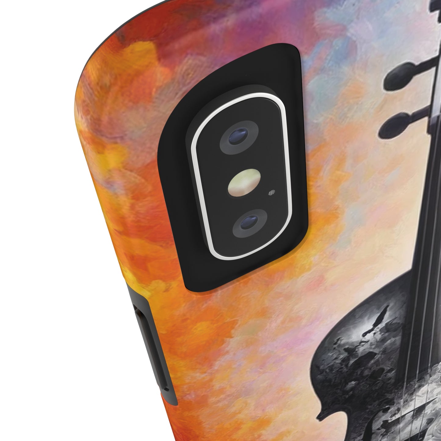 ToughDrop Apple iPhone Case Ft. Greyscale Violin