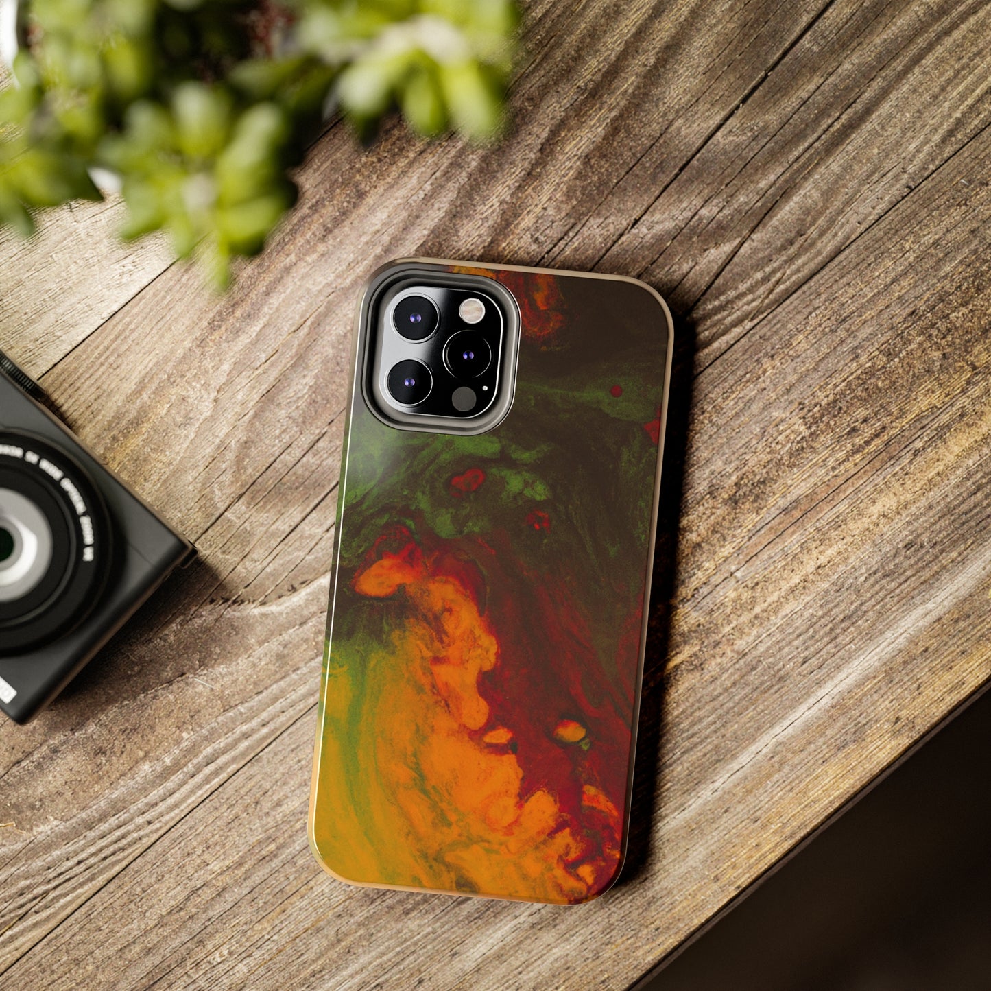 Tough Apple iPhone Case Ft. Abstract Gas Giant