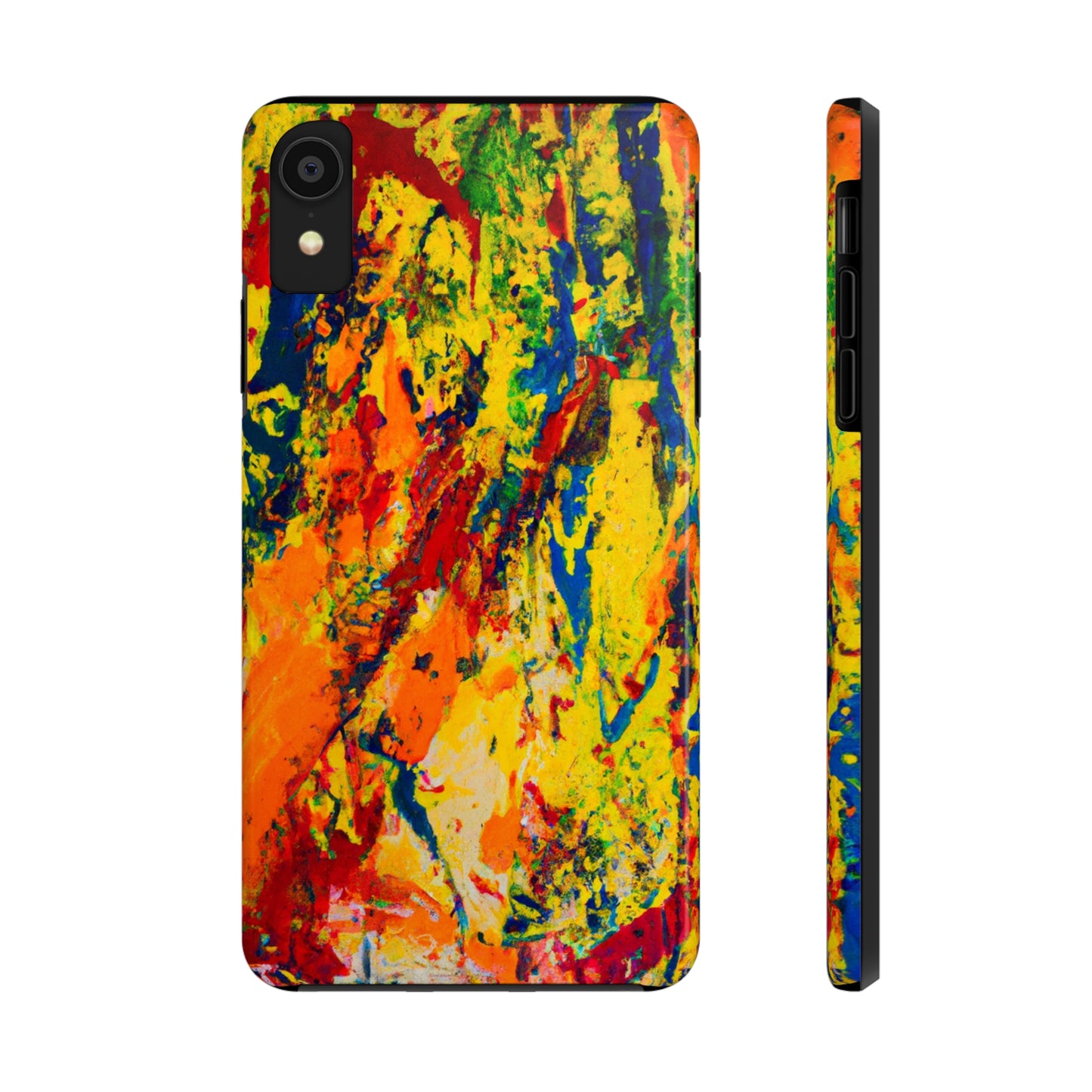 Tough Case-Mate iPhone Case Ft. Abstract Yellow Orange