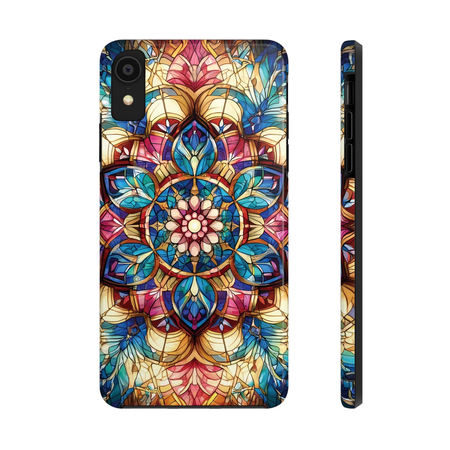 ToughDrop Apple iPhone Case Ft. Stained Glass Fractal