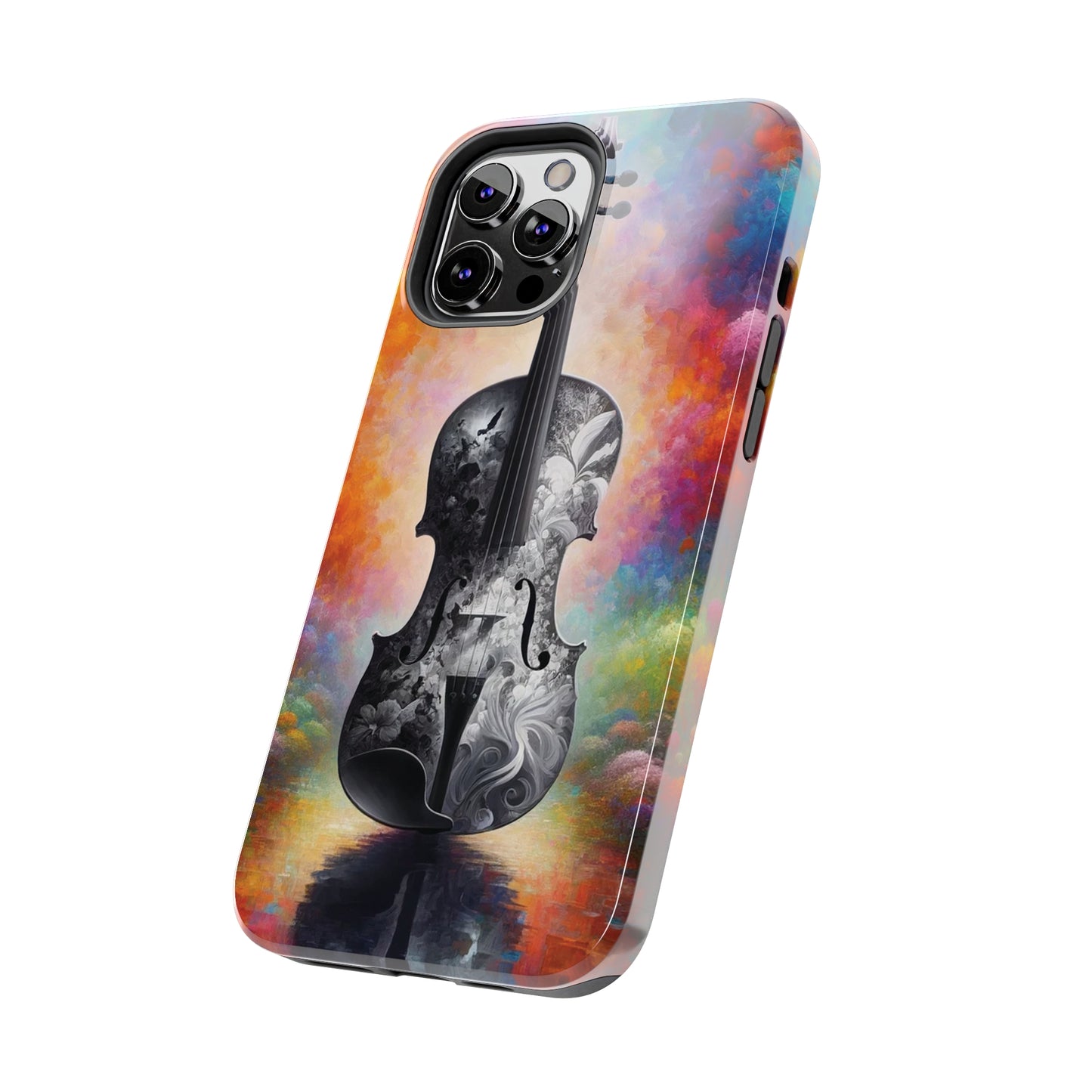 ToughDrop Apple iPhone Case Ft. Greyscale Violin