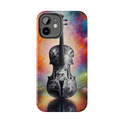 ToughDrop Apple iPhone Case Ft. Greyscale Violin